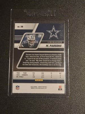 2023 Panini Zenith #28 Micah Parsons Red Zone - Thumbnail 2