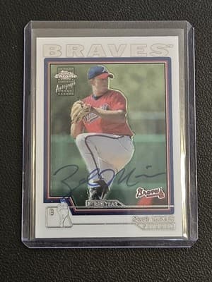 2004 Topps Chrome #232 Zach Miner Certified Autographs