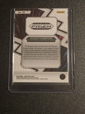 2023 Panini Prizm Draft Picks #12 Ausar Thompson Fearless - Thumbnail 2