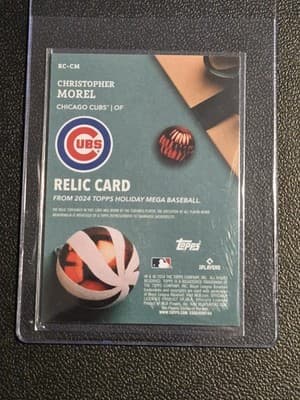 2024 Topps Holiday #RC-CM Christopher Morel Relics - Thumbnail 2