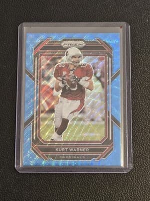 2022 Panini Prizm #9 Kurt Warner Blue Wave #/199