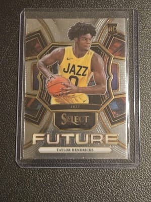 2023-24 Panini Select #3 Taylor Hendricks Select Future Silver Prizms