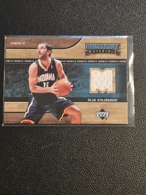 2006-07 Upper Deck Hardcourt #HM-PS Peja Stojakovic Materials