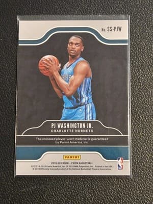 2019-20 Panini Prizm #SS-PJW PJ Washington Jr. Sensational Swatches - Thumbnail 2
