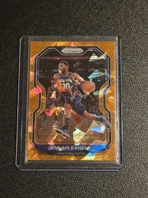 2020-21 Panini Prizm #54 Julius Randle Orange Ice Prizms