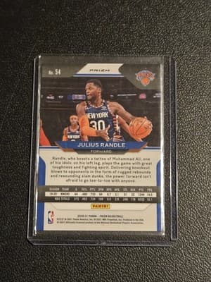 2020-21 Panini Prizm #54 Julius Randle Orange Ice Prizms - Thumbnail 2