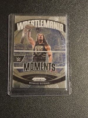 2024 Panini Prizm WWE #27 Roman Reigns WrestleMania Moments