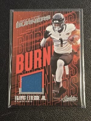 2023 Panini Absolute #AB-2 Travis Etienne Jr. Absolute Burners