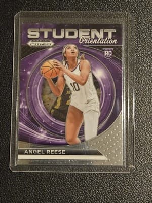 2024 Panini Prizm Draft Picks #18 Angel Reese Student Orientation Prizms Silver