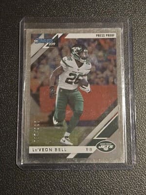 2019 Donruss #211 Le'Veon Bell Press Proof Silver #/100