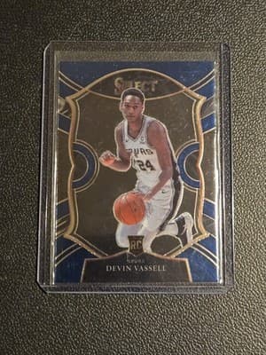 2020-21 Panini Select #71 Devin Vassell Blue