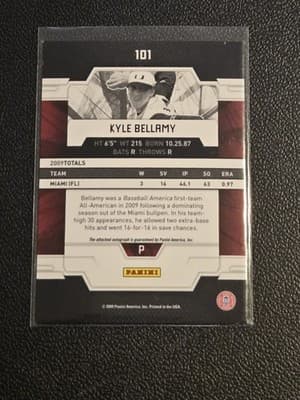 2009 Donruss Elite Extra Edition #101 Kyle Bellamy #/695 - Thumbnail 2