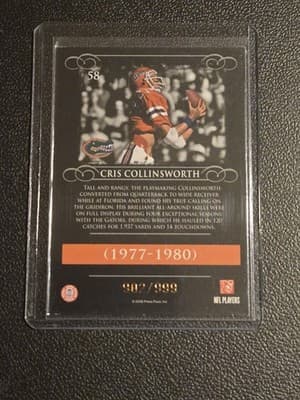 2008 Press Pass Legends #58 Cris Collinsworth Bronze #/999 - Thumbnail 2