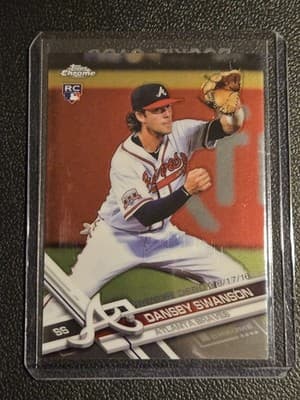 2017 Topps Chrome Update #HMT75 Dansby Swanson