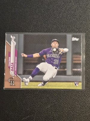 2020 Topps #567 Yonathan Daza Gold #/2020