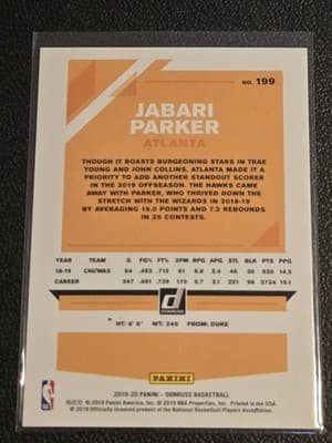 2019-20 Donruss #199 Jabari Parker Press Proof Red Laser #/99 - Thumbnail 2