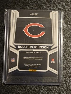 2023 Panini Certified Roschon Johnson New Generation Jerseys Mirror Bronze #/349 - Thumbnail 2