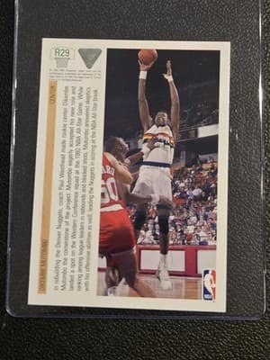 1991-92 Upper Deck #R29 Dikembe Mutombo Rookie Standouts - Thumbnail 2