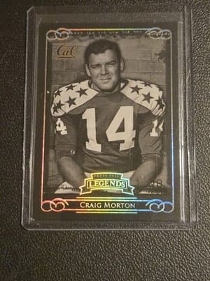 2008 Press Pass Legends #57 Craig Morton Silver Holofoil #/499