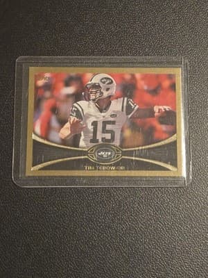 2012 Topps #50 Tim Tebow Gold #1366/2012
