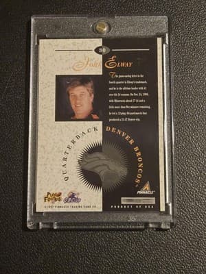 1997 Pinnacle Mint #30 John Elway - Thumbnail 2