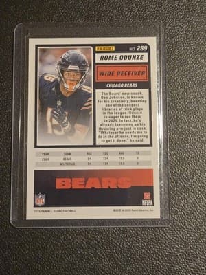 2025 Score #289 Rome Odunze Showcase #/250 - Thumbnail 2