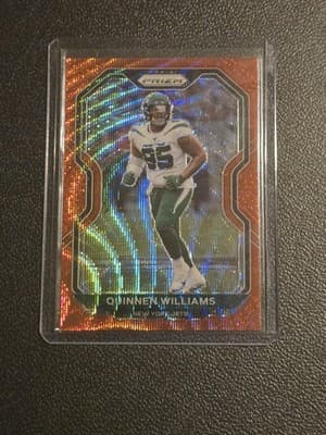 2020 Panini Prizm #32 Quinnen Williams Prizm Red Wave #/149