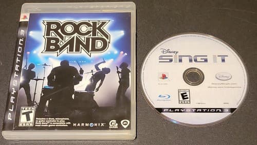 Ps3 Rock Band And Disney Sing It Lot