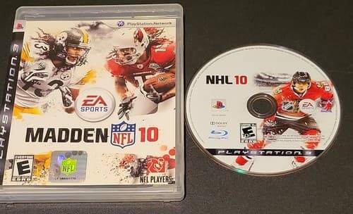 Ps3 Madden 10 And Nhl 10 Lot
