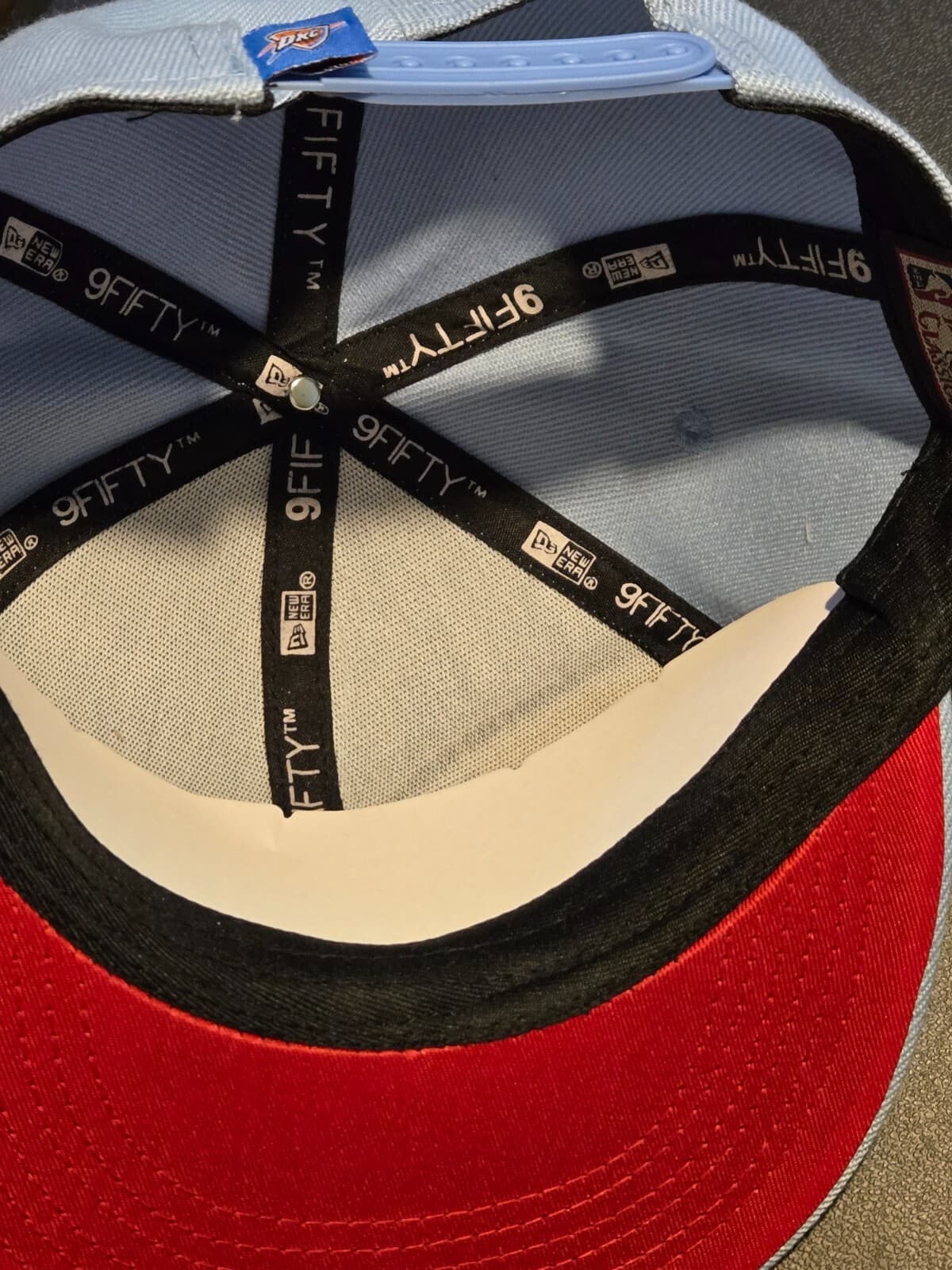 New Era 9FIFTY Oklahoma City Thunder Hardwood Classics Snapback - Thumbnail 5