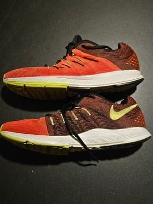 Nike Running Shoes Mens 11 Zoom Elite 8 Breathable Cushioned Low Top Red - Thumbnail 3