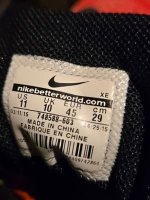 Nike Running Shoes Mens 11 Zoom Elite 8 Breathable Cushioned Low Top Red - Thumbnail 2