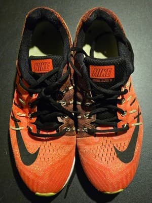 Nike Running Shoes Mens 11 Zoom Elite 8 Breathable Cushioned Low Top Red