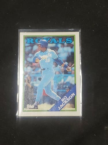 Topps 1988 Bo Jackson Royals Card