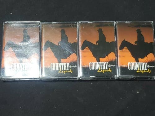Country Legends Cassette Tapes 1,2,3 & 4