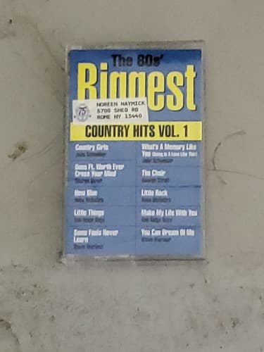 The 80s Biggest County Hits Vol.1 Cassette