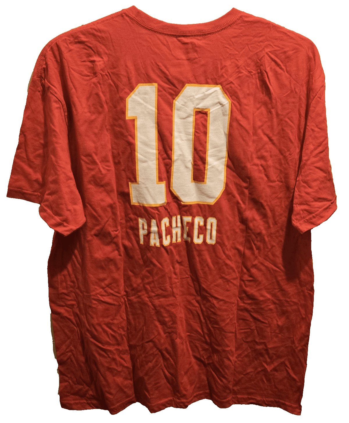 Kansas City Chiefs Isiah Pacheco #10 T-Shirt XL – Fanatics NFL Red Tee – Men’s - Thumbnail 3