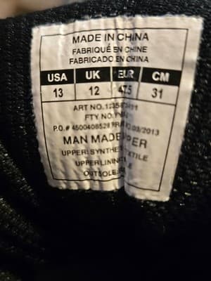 Under Armour Cleats Mens 13 Black Mid-Top Strap Lace-Up Athletic Football Game - Thumbnail 2