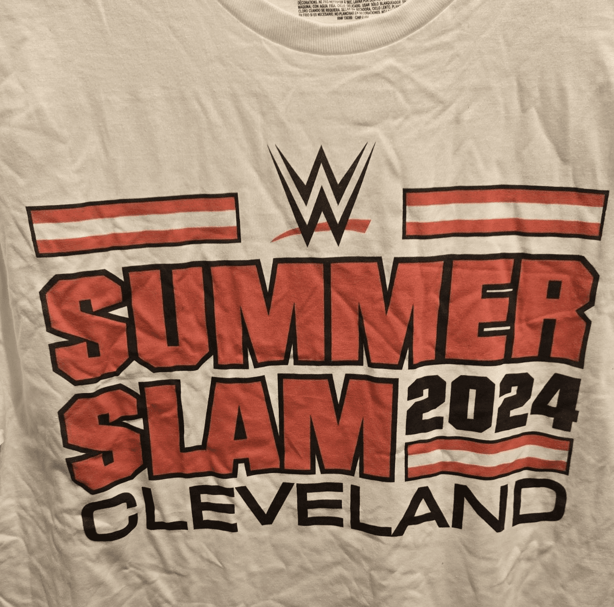 WWE SummerSlam 2024 Cleveland Fanatics T‑Shirt (Men’s XL) - Thumbnail 2