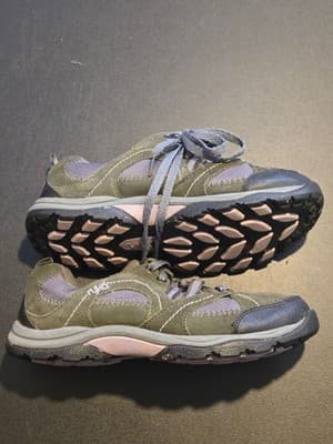 Ryka Sneakers Womens 6W Olive Gray Lace Up Walking Hiking Athletic Comfort Shoes - Thumbnail 4