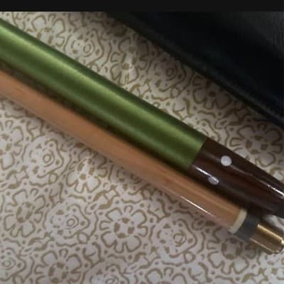 Vintage 2-Piece Billiard Pool Cue Set with Case 60s-70s - Thumbnail 5