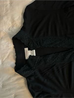 Natori Black Lace-Trim Sleep Shirt Size S NWT — From Neiman Marcus - Thumbnail 8