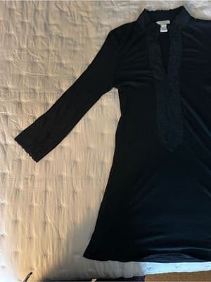 Natori Black Lace-Trim Sleep Shirt Size S NWT — From Neiman Marcus - Thumbnail 9