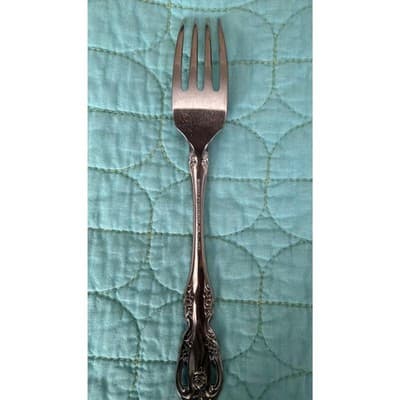 Oneida Community Brahms 39 Pc Lot Discontinued Pierced Handle Rose Stainless USA - Thumbnail 10