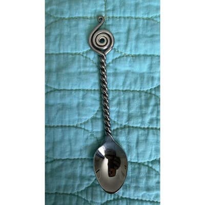 Oneida Community Brahms 39 Pc Lot Discontinued Pierced Handle Rose Stainless USA - Thumbnail 9