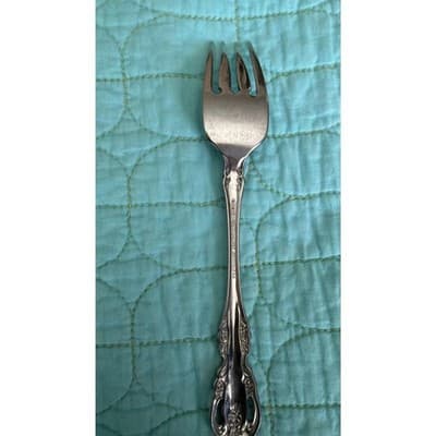 Oneida Community Brahms 39 Pc Lot Discontinued Pierced Handle Rose Stainless USA - Thumbnail 4