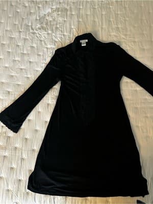 Natori Black Lace-Trim Sleep Shirt Size S NWT — From Neiman Marcus - Thumbnail 2