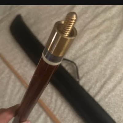 Vintage 2-Piece Billiard Pool Cue Set with Case 60s-70s - Thumbnail 3
