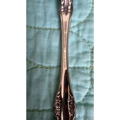 Oneida Community Brahms 39 Pc Lot Discontinued Pierced Handle Rose Stainless USA - Thumbnail 2