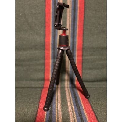 Portable Camera Tripod, Mini Flexible Stand for Phone with Cold Shoe Phone Mount - Thumbnail 5